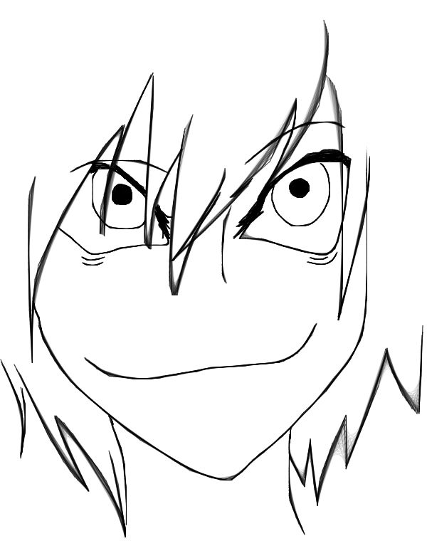 Anmie Jeff The Killer Coloring Pages Sketch Coloring Page.
