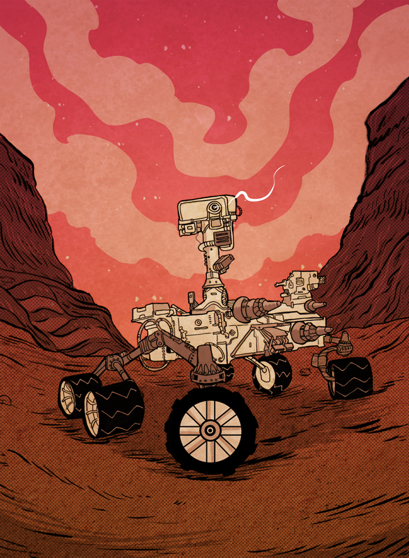 Opportunity Rover Drawings