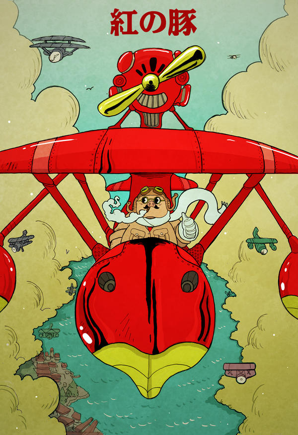 Porco Rosso By Cheshirecatart On Deviantart Porco Rosso By Cheshirecatart On Deviantart