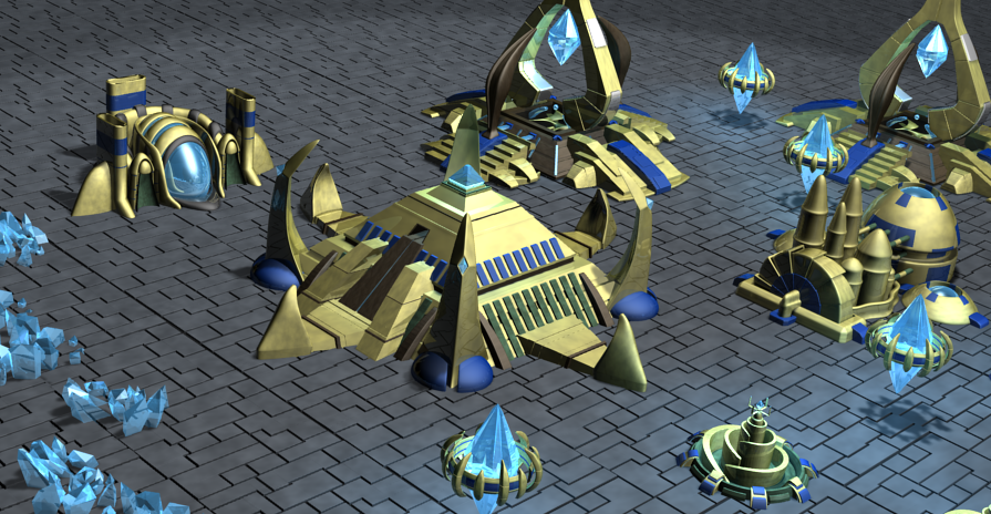 Protoss Buildings 2 by Pixel-Sage on DeviantArt