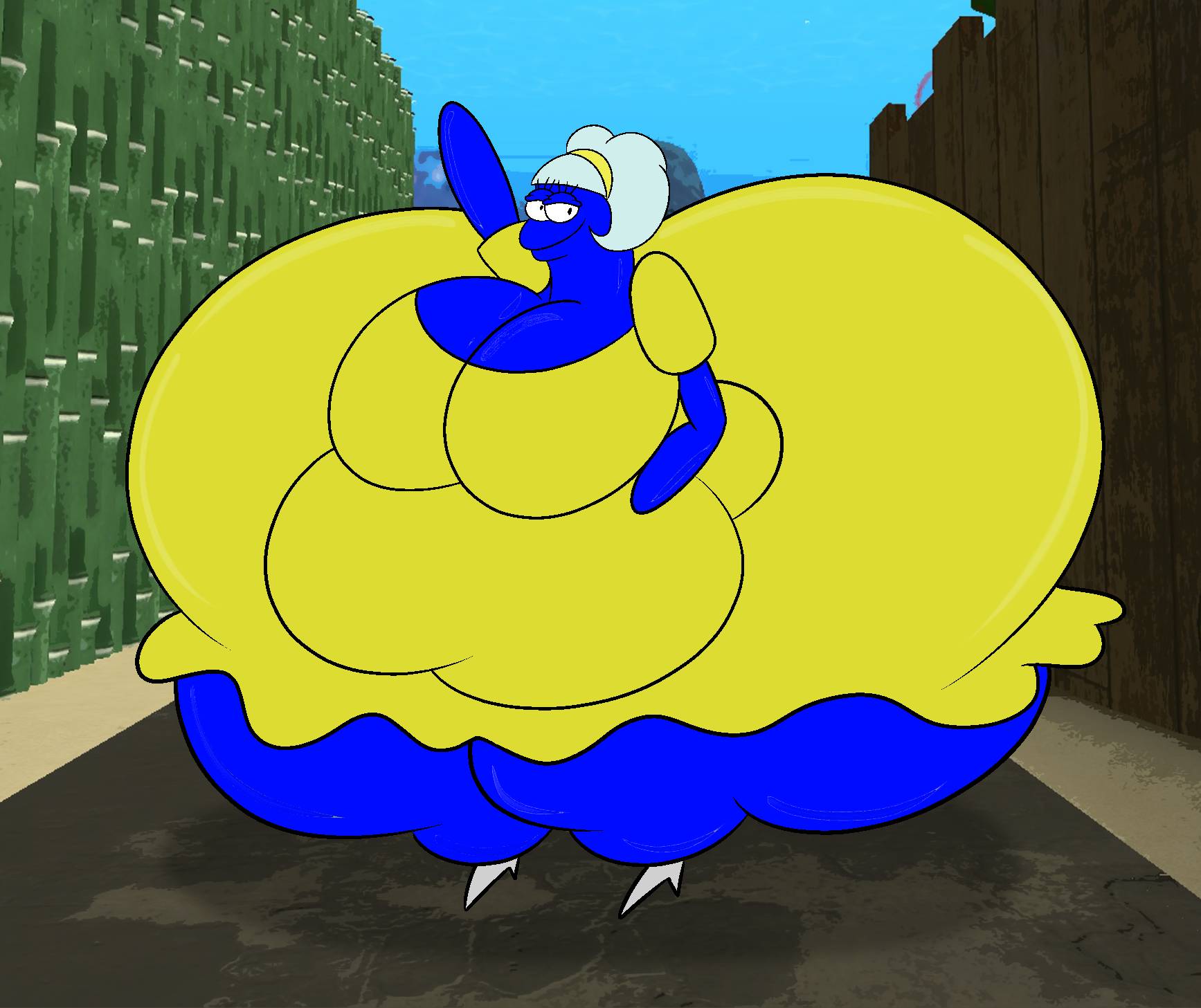 Fish Inflation Nancy Suzy fish blueberry inflation 2 by kunvujio on DeviantArt