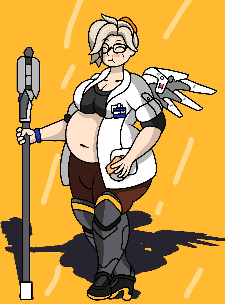 Fat Mercy Chubby Mercy :0 by ElSrColeman12345 on DeviantArt