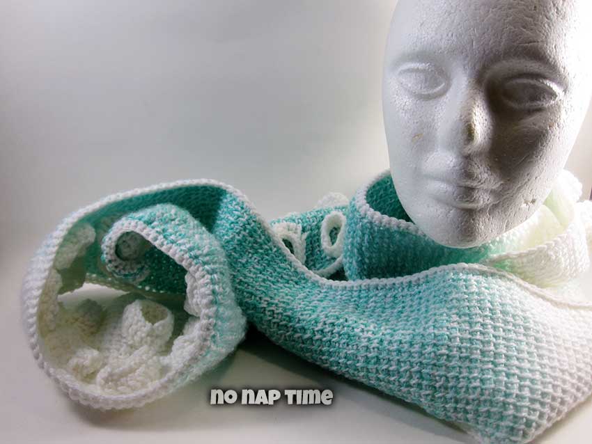 Minty Tentacle Scarf