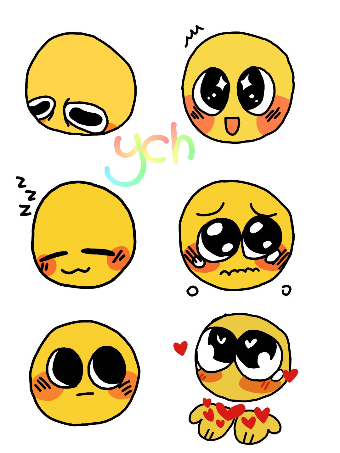 YCH - Cursed emojis - YCH.Commishes