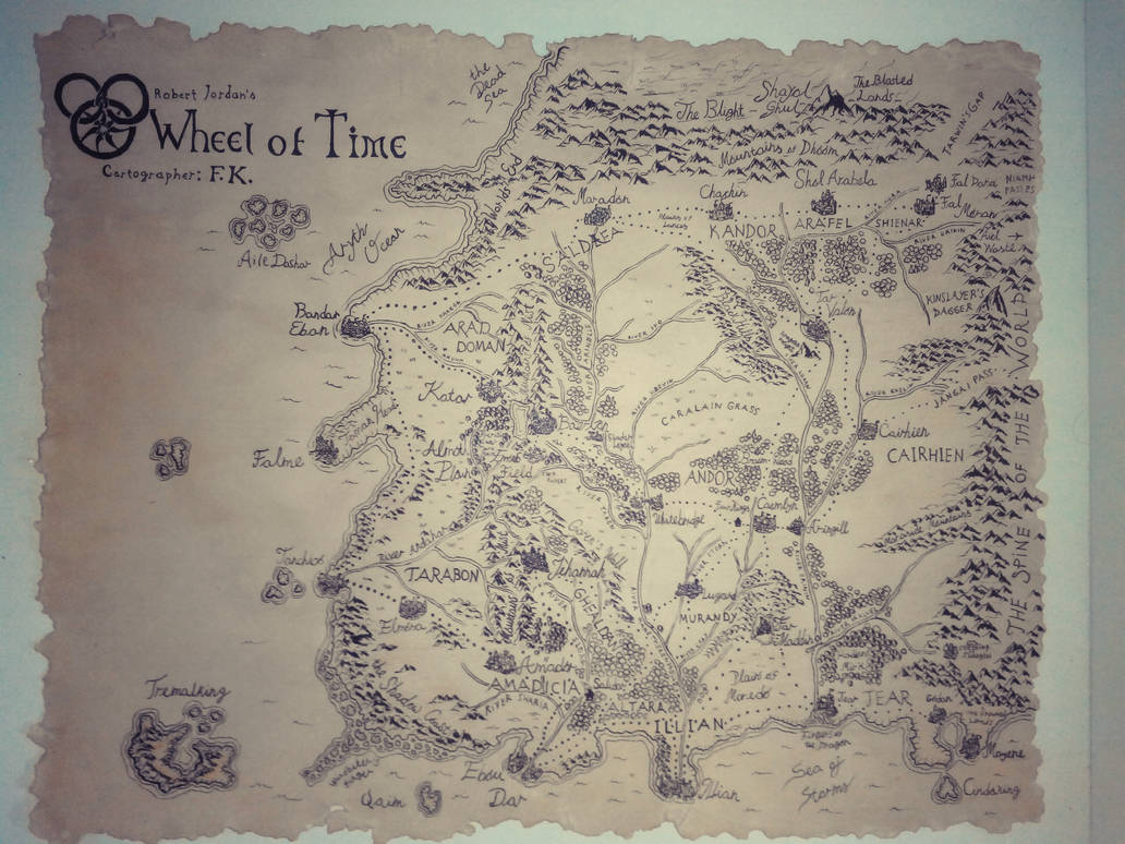 The Wheel of Time Westlands map by Vulkin96 on DeviantArt