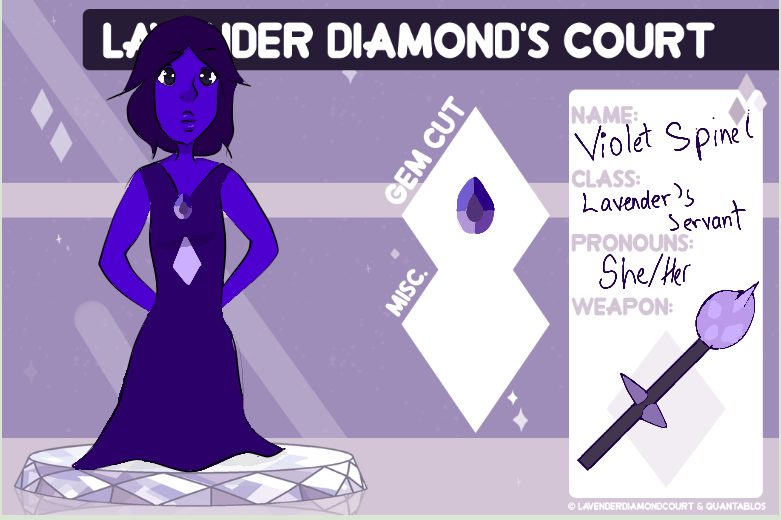 Violet Spinel