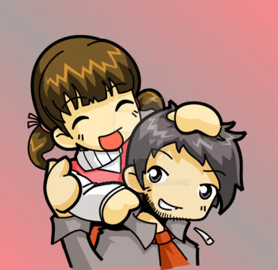 Persona4 - Nanako X Dojima