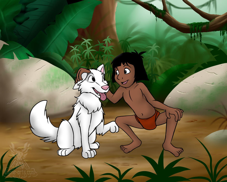 Mowgli and Bhoot by Enricthepenguin92 on DeviantArt