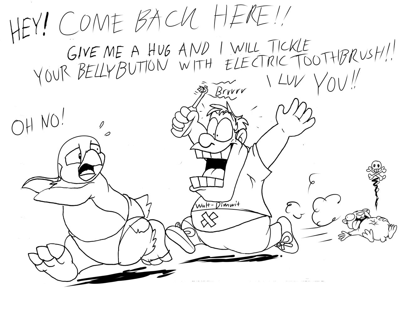 Tickle chase by Enricthepenguin92 on DeviantArt