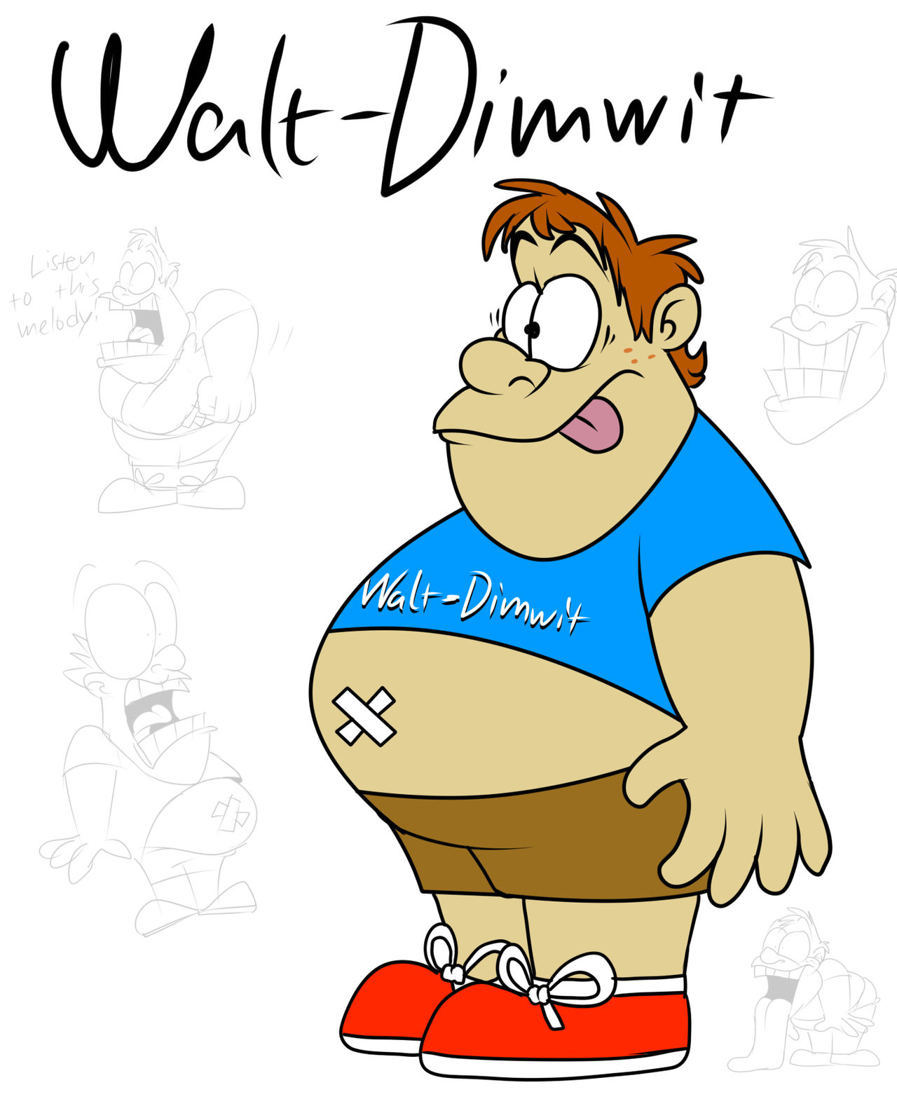 Walt-Dimwit in the color by Enricthepenguin92 on DeviantArt
