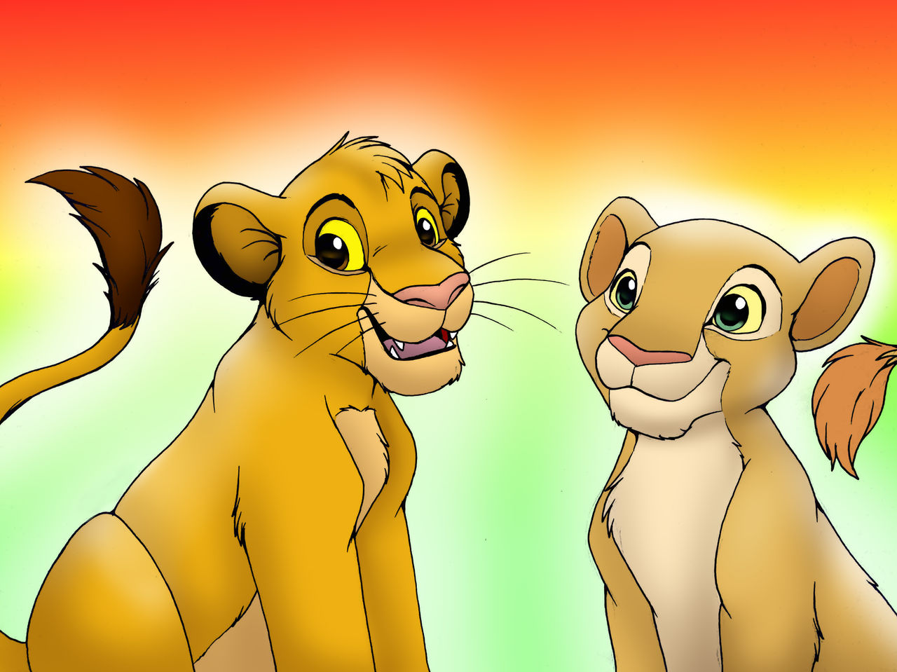Simba and nala cubs by Enricthepenguin92 on DeviantArt
