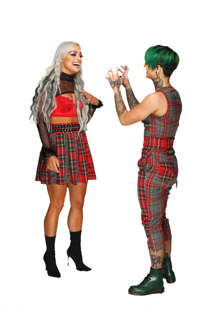 Liv Morgan And Ruby Riott Png Render 2020 by LunaticWolfDA on DeviantArt