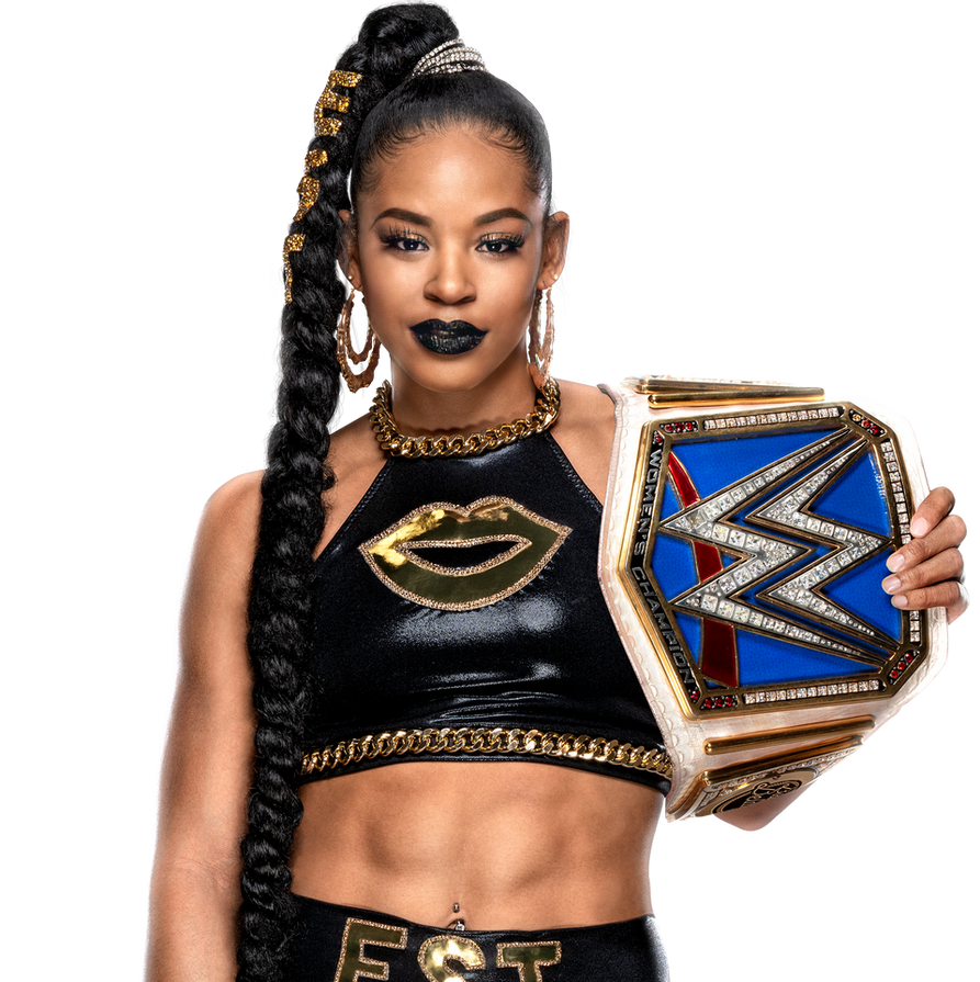 WWE Bianca Belair SD Women's Champion PNG by LunaticWolfDA on DeviantArt