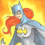 Batgirl Sketch Card