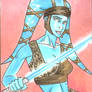 Aayla Secura Sketch Card