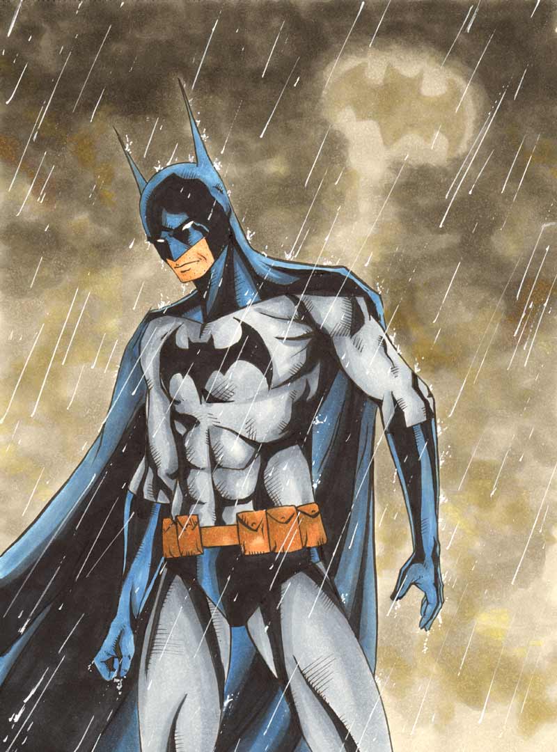 Batman in the Rain