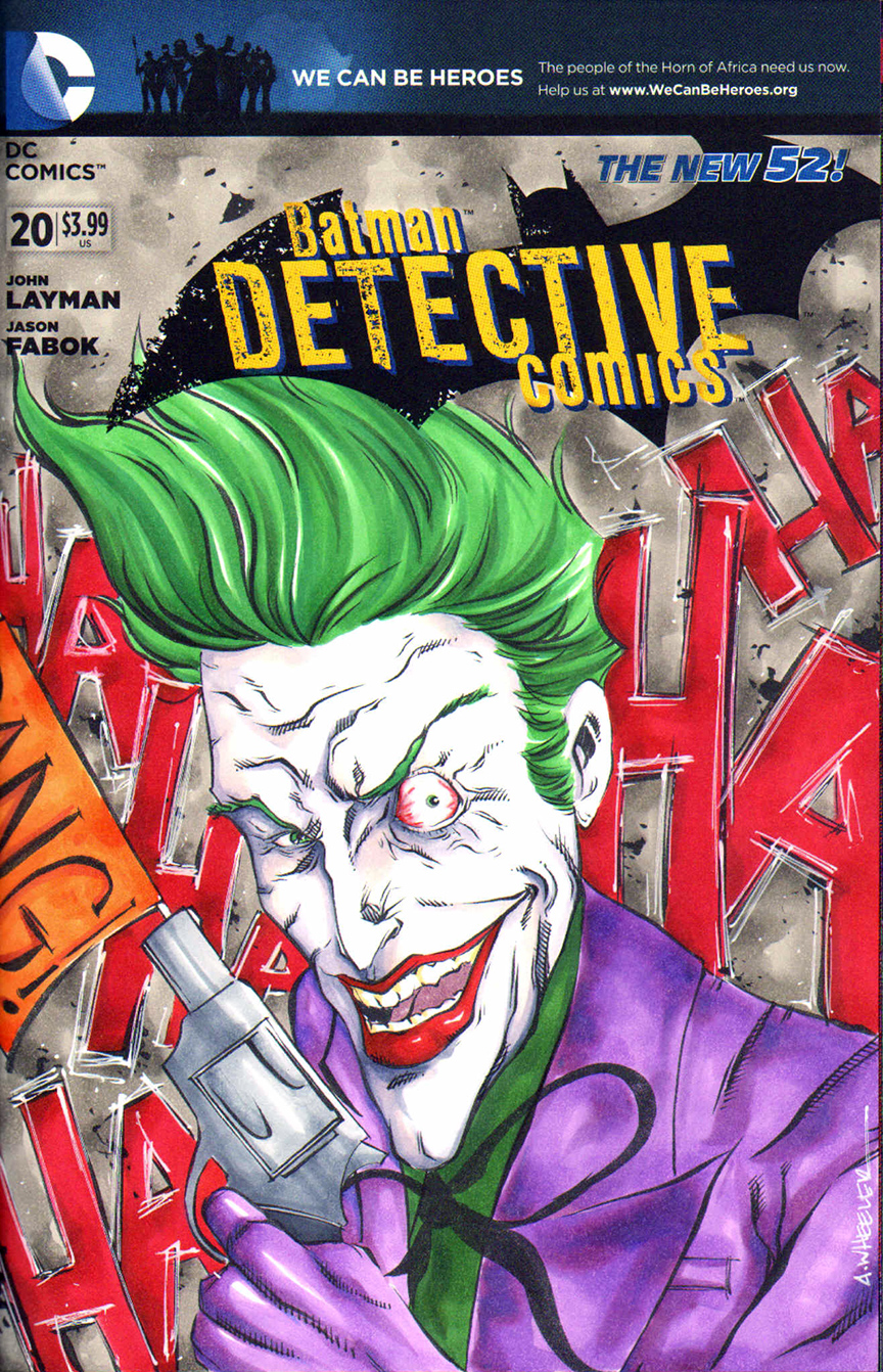 Joker Sketch Cover from DC Comics