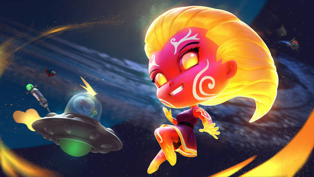 SMITE: Chibi Sol Splash