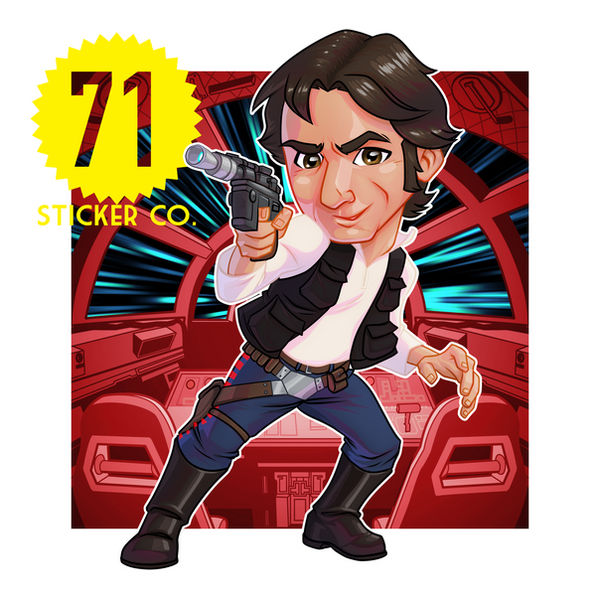 STAR WARS s1 chibi HAN SOLO by BCXart on DeviantArt