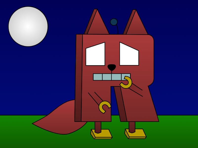 Roboton into a werewolf (Newer) by Alphabeton100 on DeviantArt