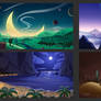 4 Thumbnails Backgrounds