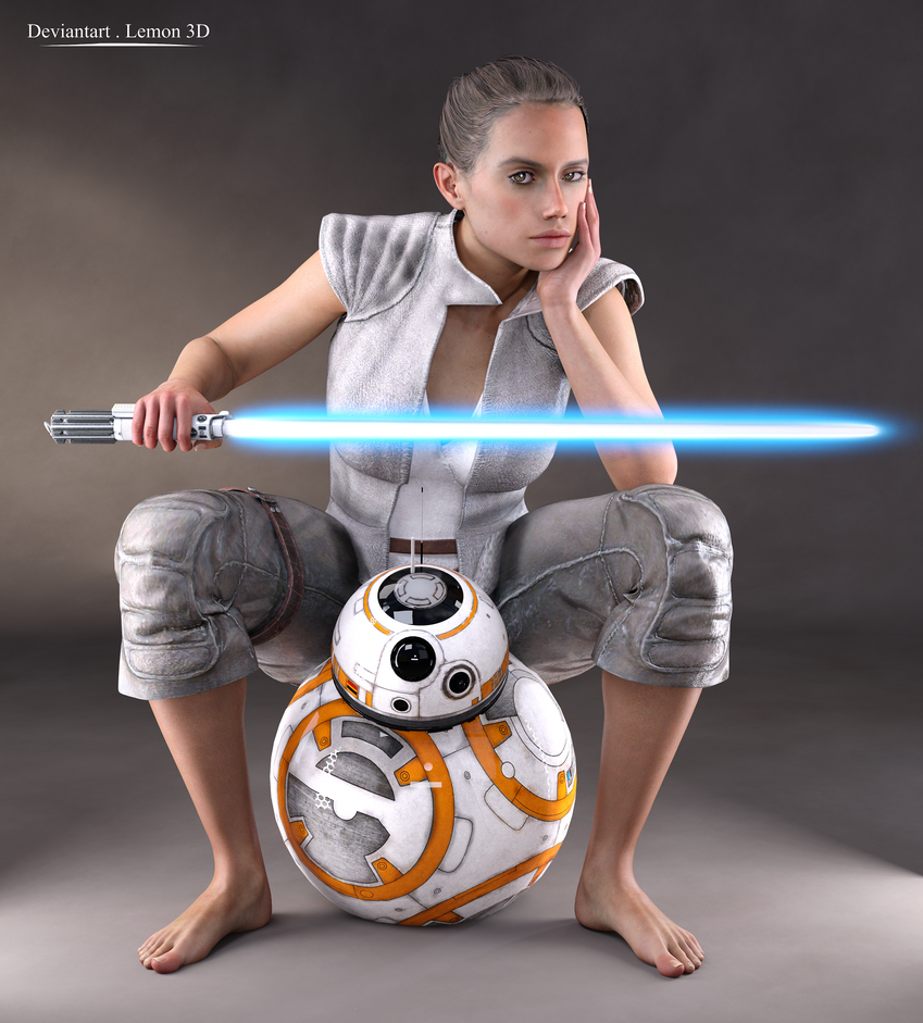 Star Wars Rey Sexy feet by Lemon3D on DeviantArt.