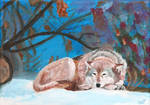 Dreaming in autumn snow by Domisea
