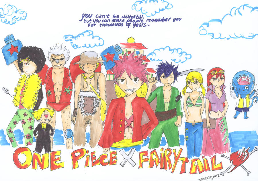 One Piece X Fairy Tail - crossover by BlueShinigami98 on DeviantArt