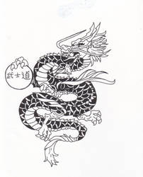 Bushido- Japanese Dragon Tatto