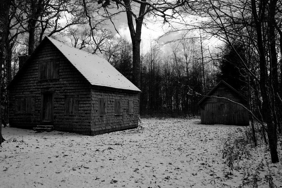 Old Ranger Station B and W by CORSA180 on DeviantArt