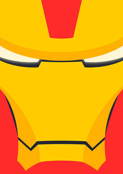 Iron Man (mark 7) - Flat Poster