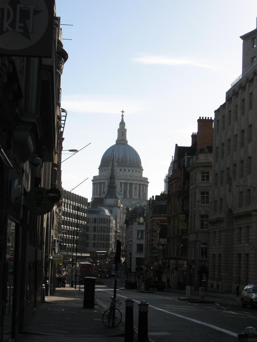 On the way to St. Paul's
