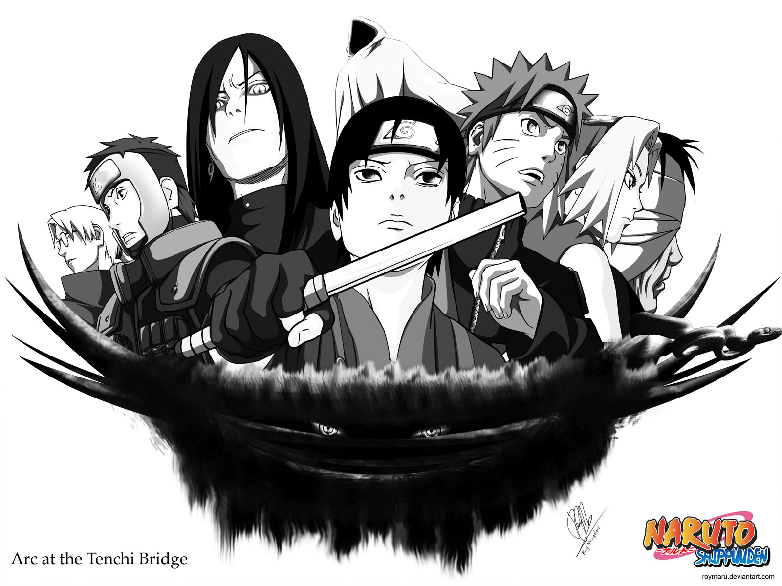 Naruto Shippuuden - Arc2 BW