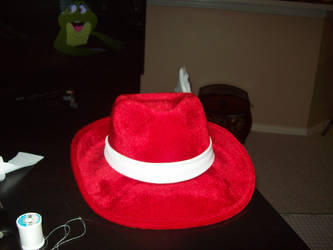 Red Mage Hat Complete - Front