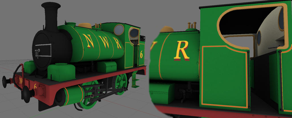 Percy the saddle tank by bonjourmonami on DeviantArt