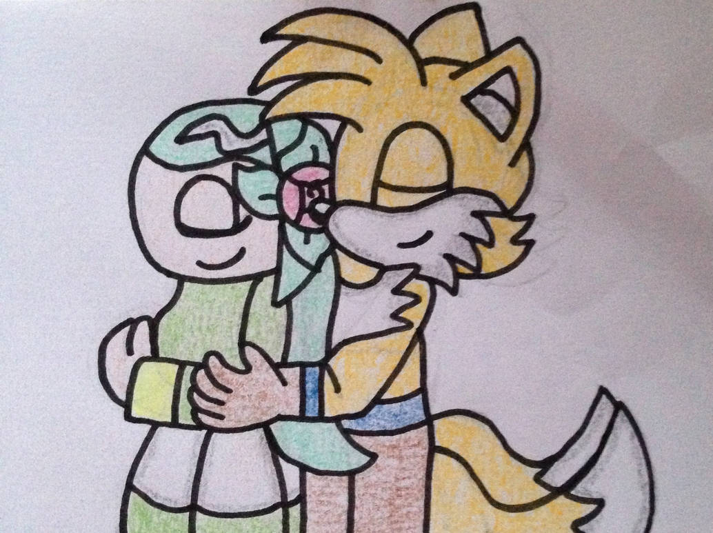 Hugging from behind by Darkstarnightwalker on DeviantArt