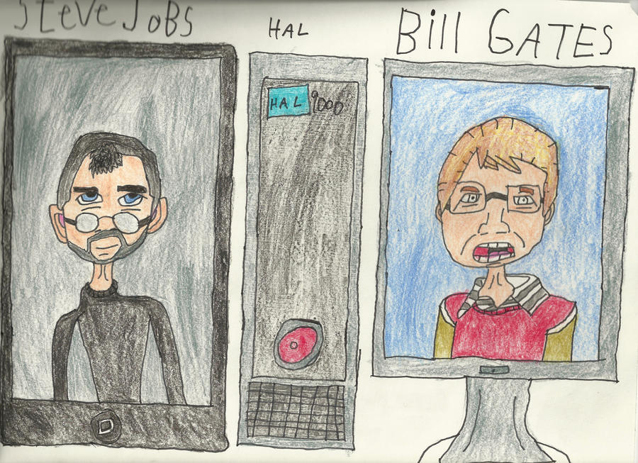 Steve Jobs vs Bill Gates. Epic Rap Battles by myblech101 on DeviantArt