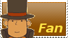 Professor Layton Fan Stamp