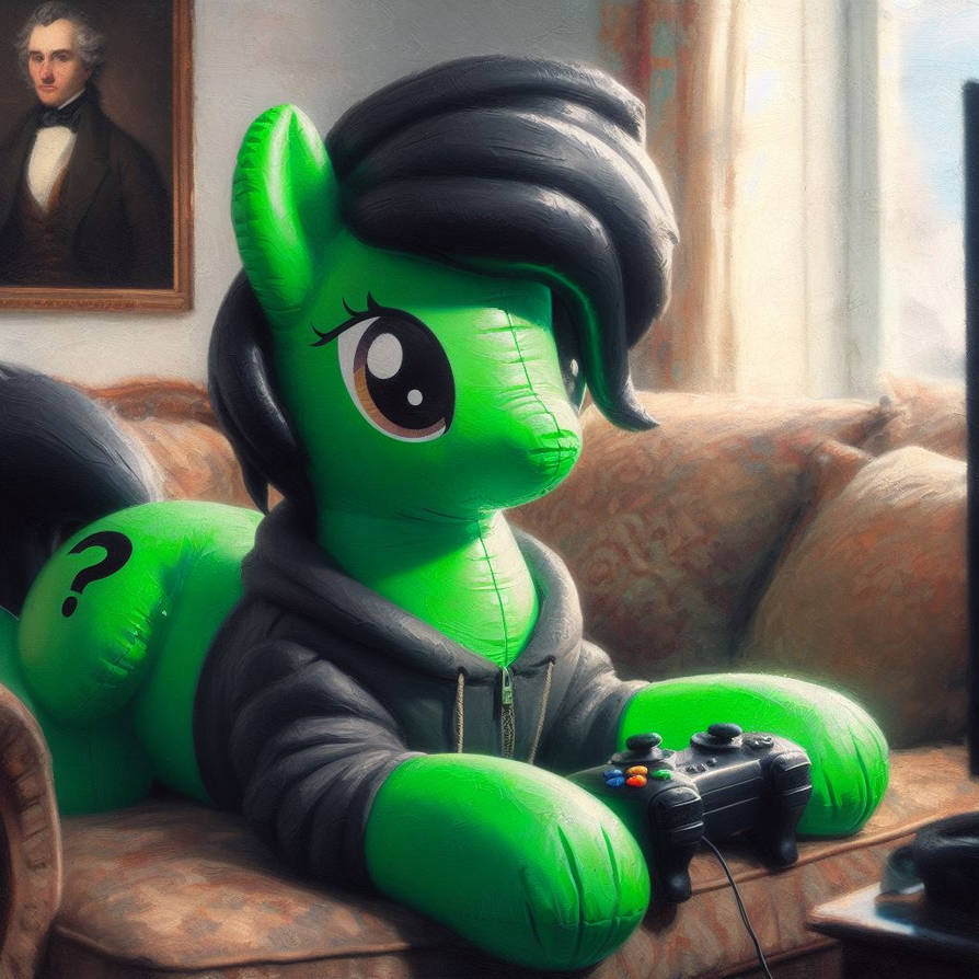 Anonymous Inflatable Inflatable anon pony gaming by AnonAT91 on DeviantArt