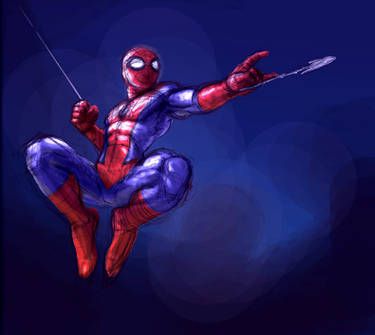 Spidey colour rough