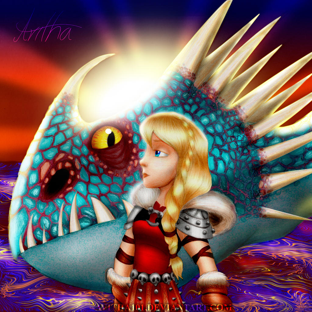 Stormfly Deviantart Astrid and Stormfly by avitha101 on DeviantArt