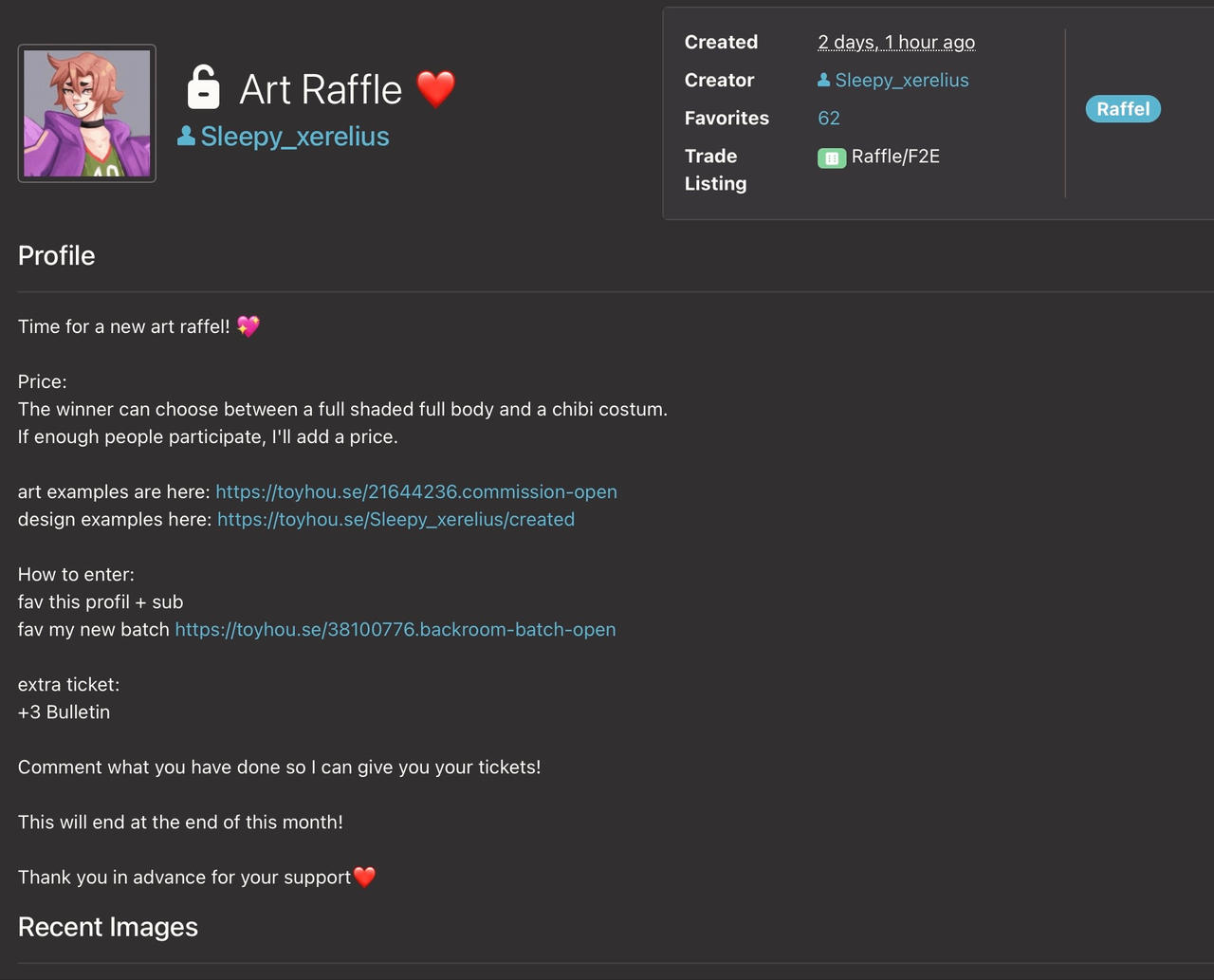 Art Raffel on Toyhouse! by SleepyXerelius on DeviantArt