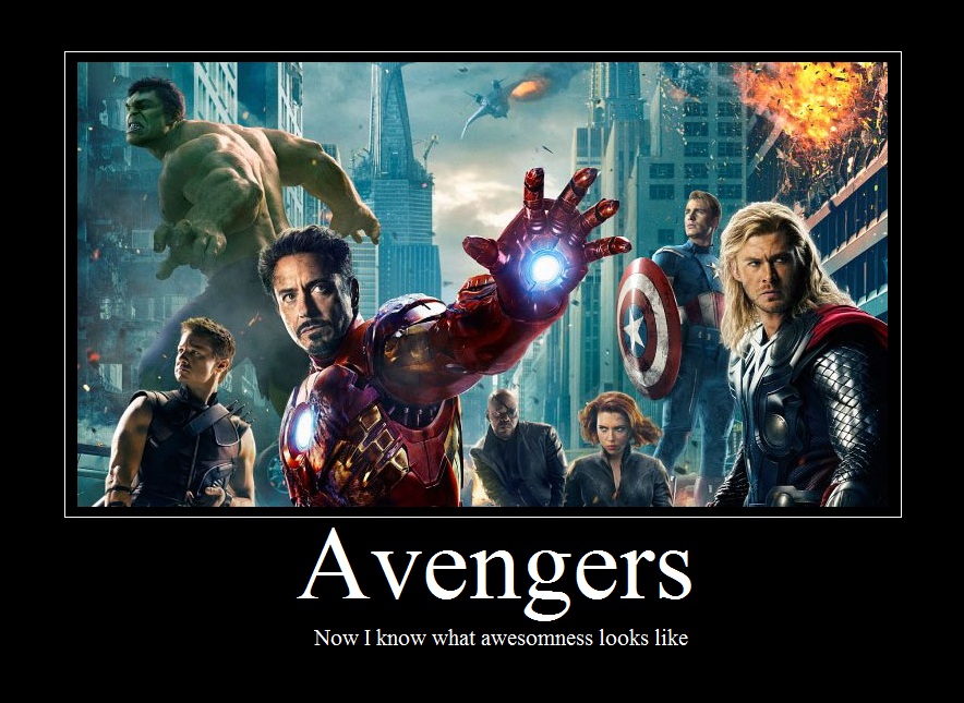 Avengers Motivational Poster