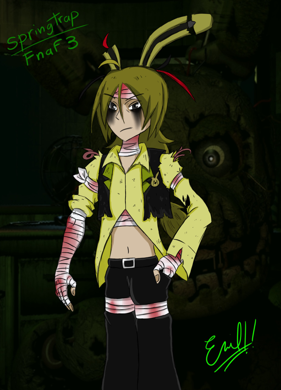 Nightmare and PlushTrap- Fnaf 4 human version by AdriKoneko-Mizuiro on  DeviantArt