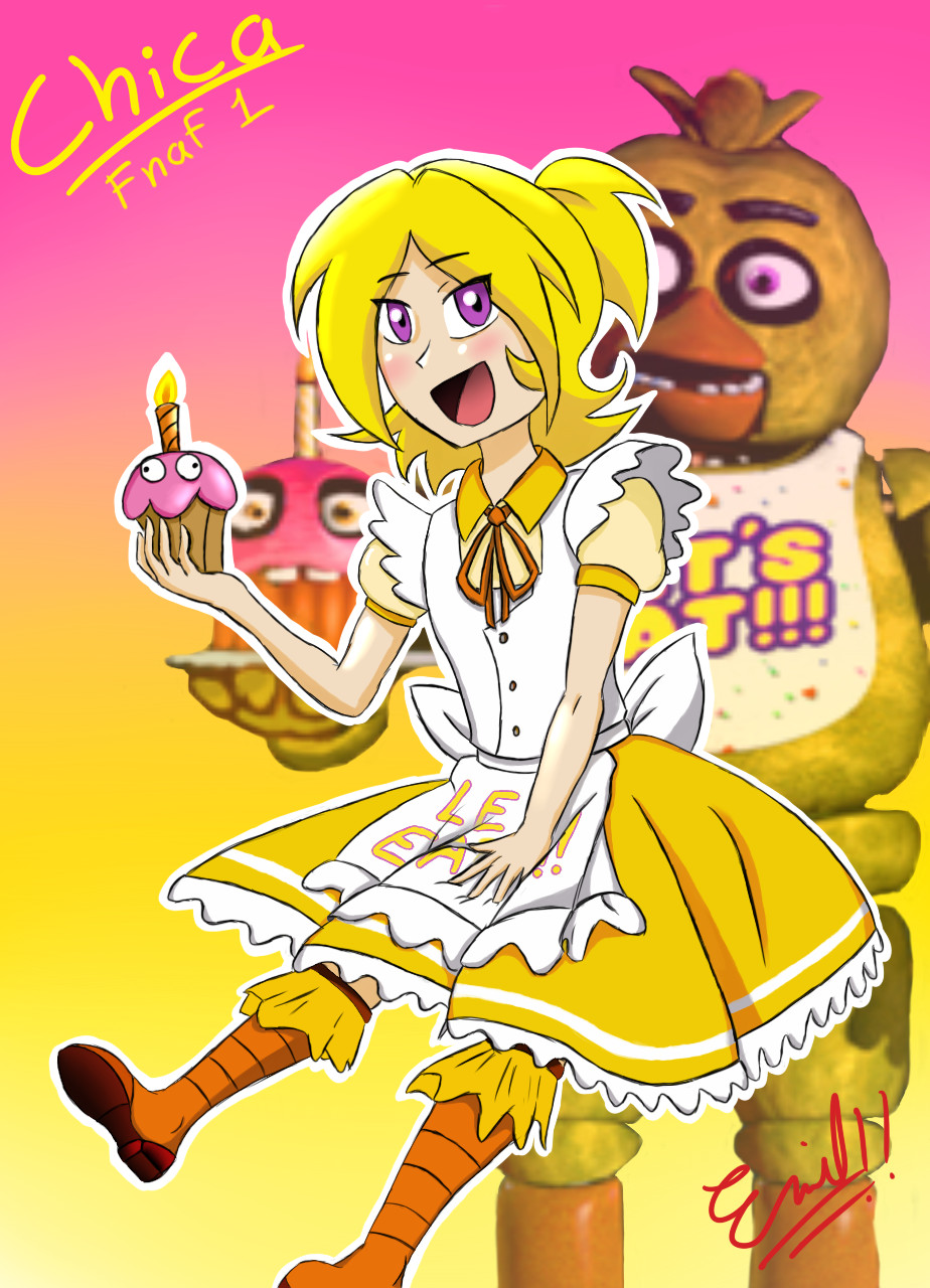 Fnaf 2 Withered Chica Fan Art by Emil-Inze on DeviantArt