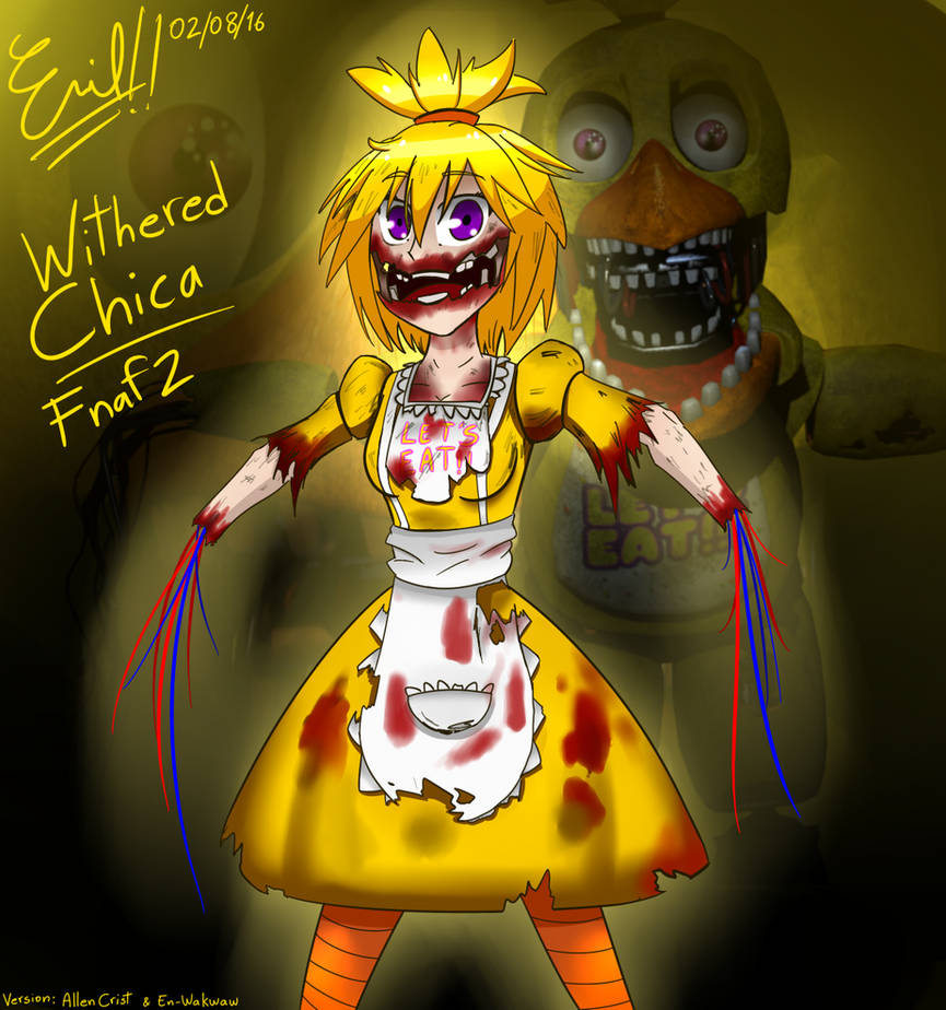 Fnaf 2 Withered Chica Fan Art by Emil-Inze on DeviantArt