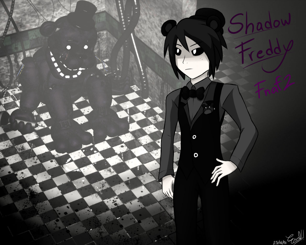 Fnaf 2 Shadow Freddy Fan Art By Emil Inze On DeviantArt fnaf-2-shadow-freddy-fan-art-by-emil-inze-on-deviantart
