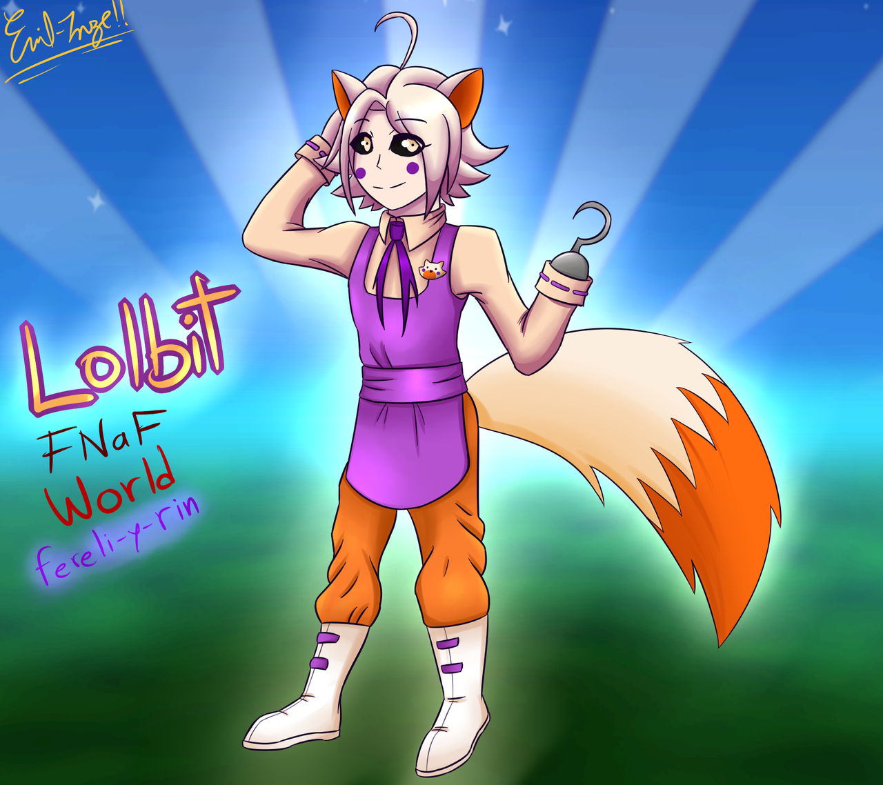 Lolbit Hand FNaF World: Lolbit V2 by Emil-Inze on DeviantArt