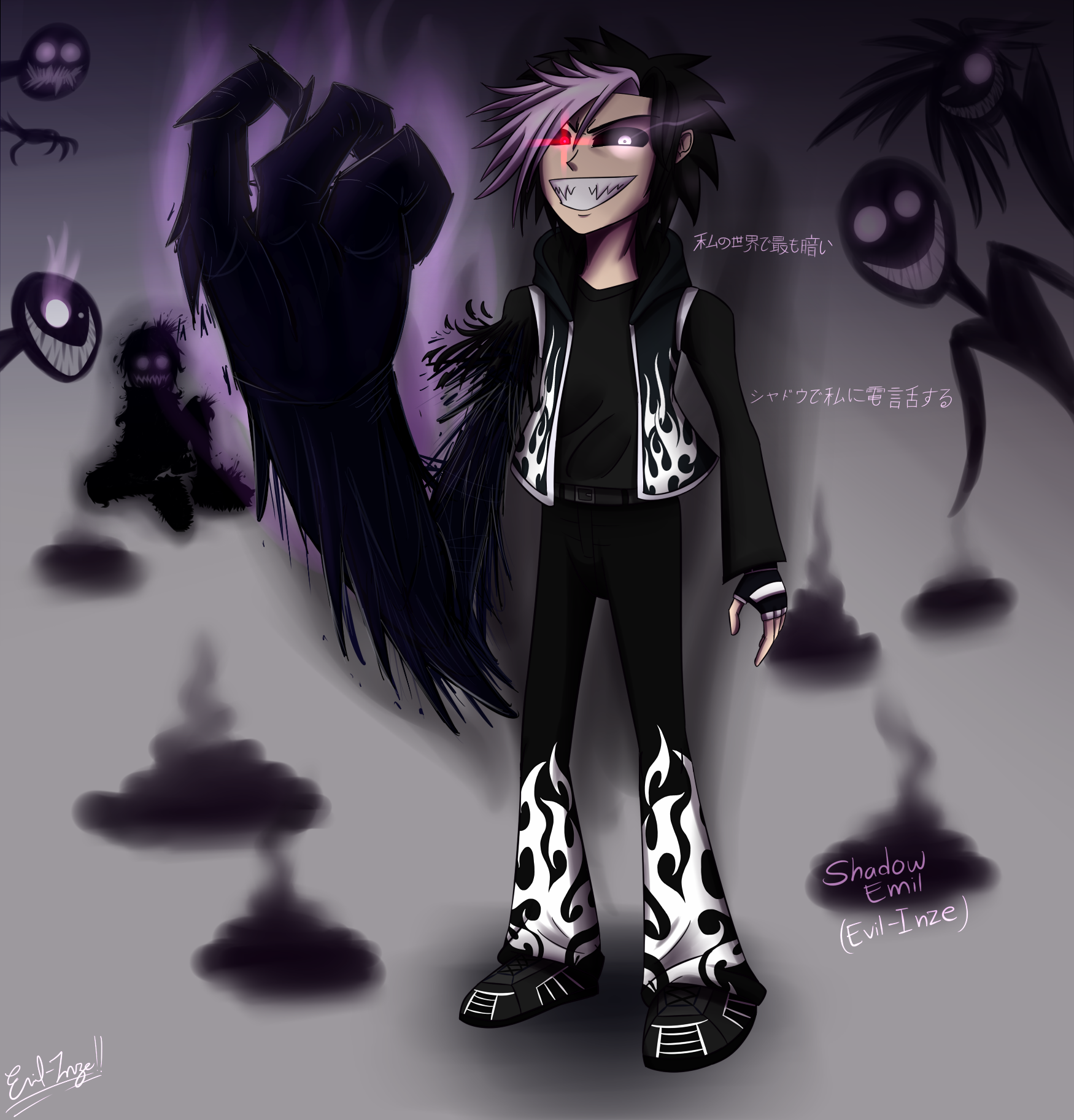 Shadow Emil - Shadow Demon Unleashing by Emil-Inze on DeviantArt