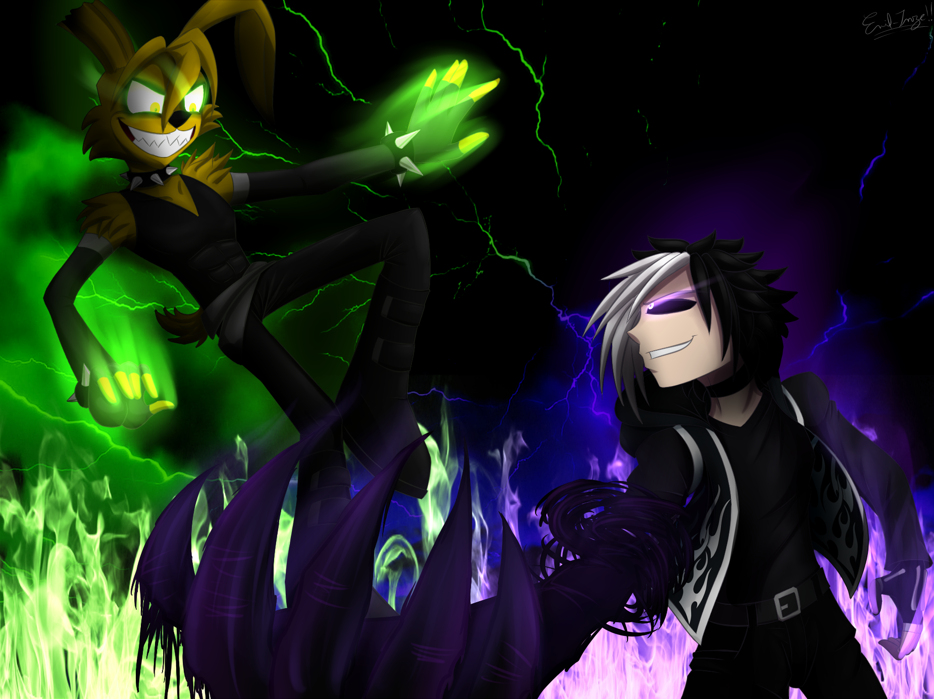 Shadow Emil vs Springtrap by Emil-Inze on DeviantArt